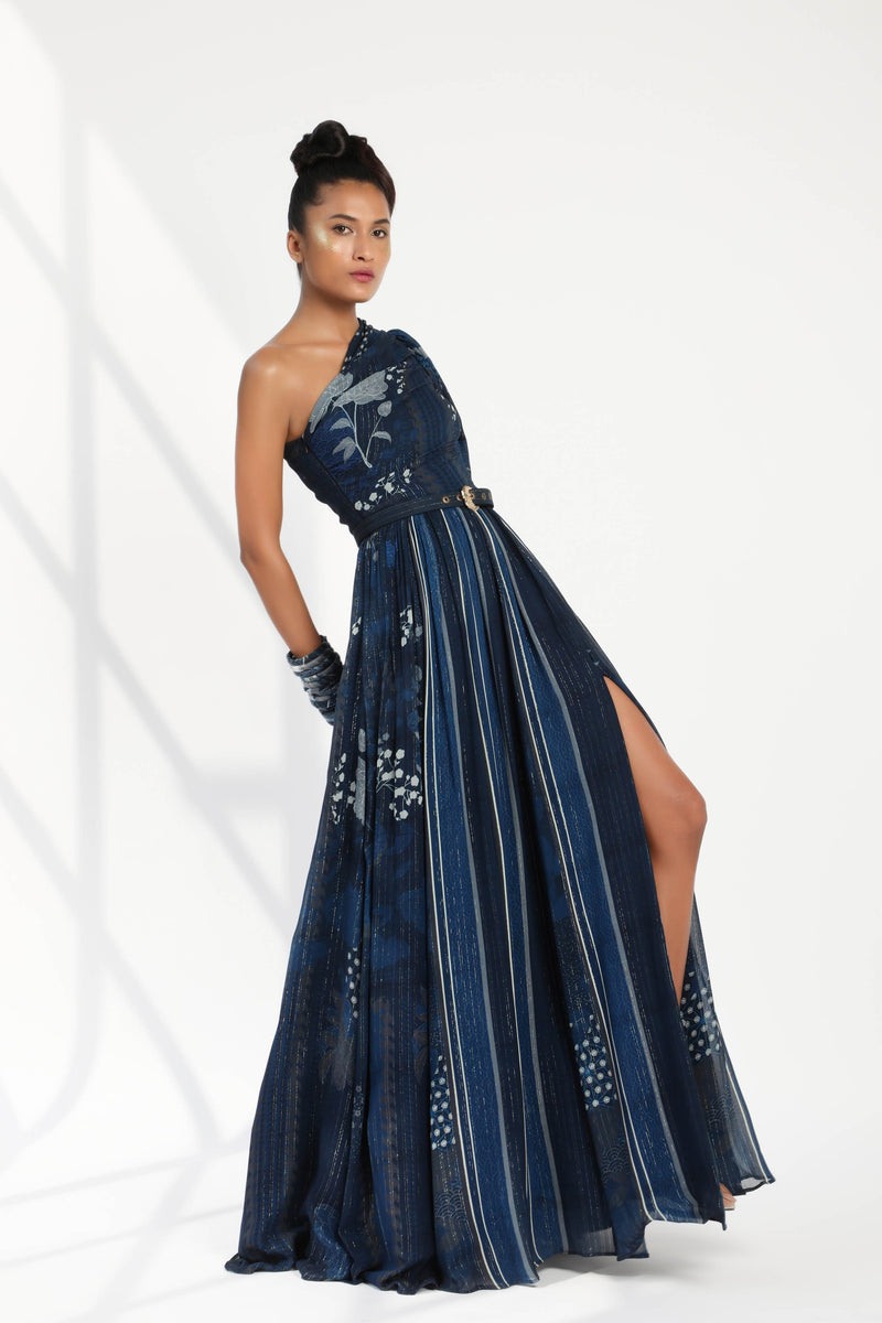 Light Blue Dress - Sleeveless Maxi Dress - Floral Maxi Dress - Lulus